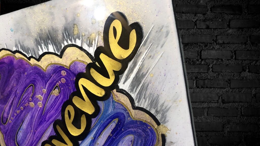 Panneau de bienvenue inspiré du street art – Image 2