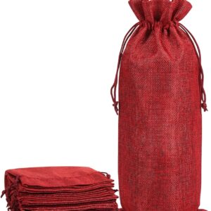 sac jute rouge