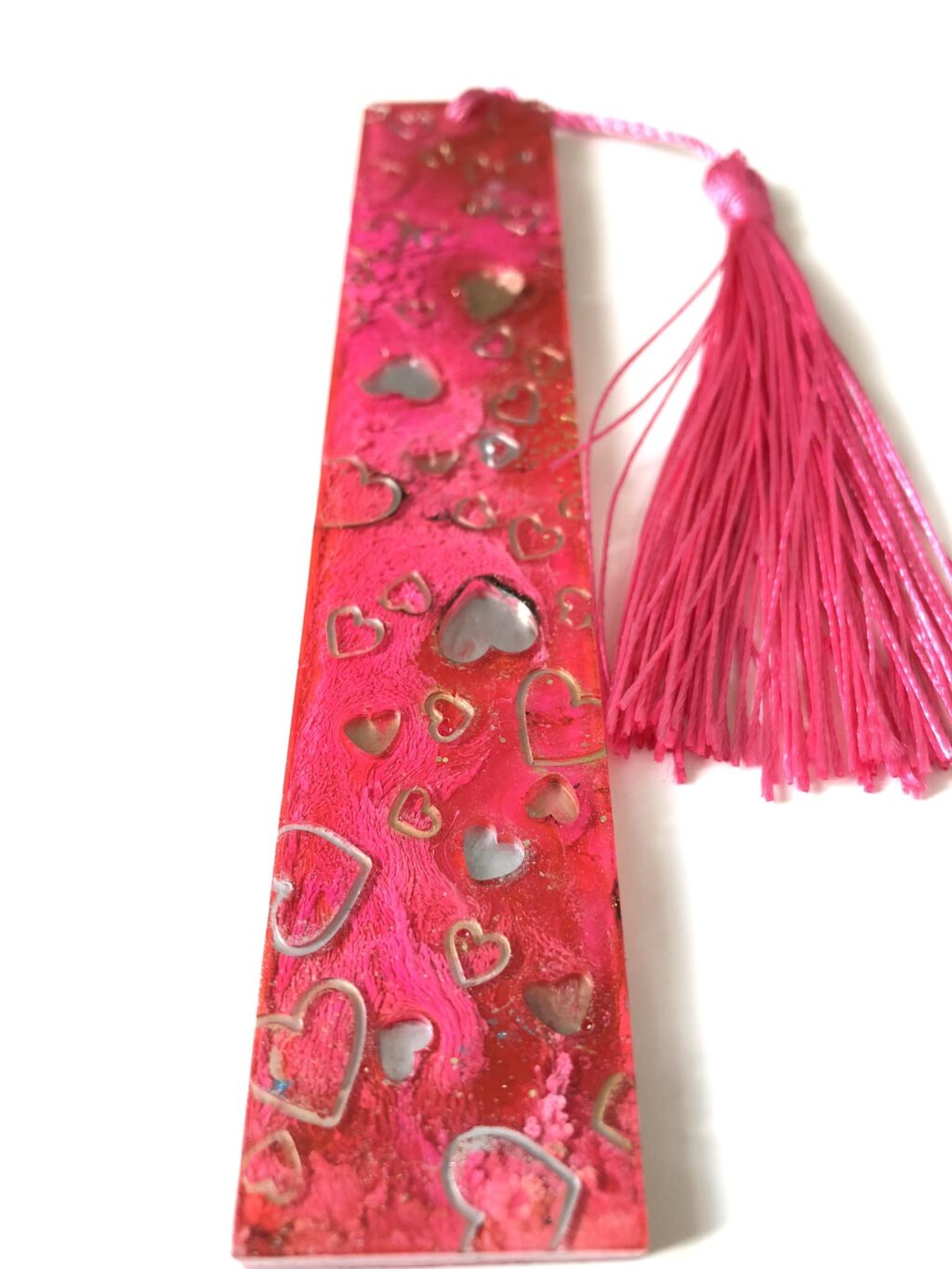 Signet rose avec coeurs – Image 4