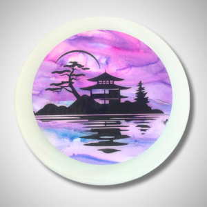 Plateau tournant paysage japonais