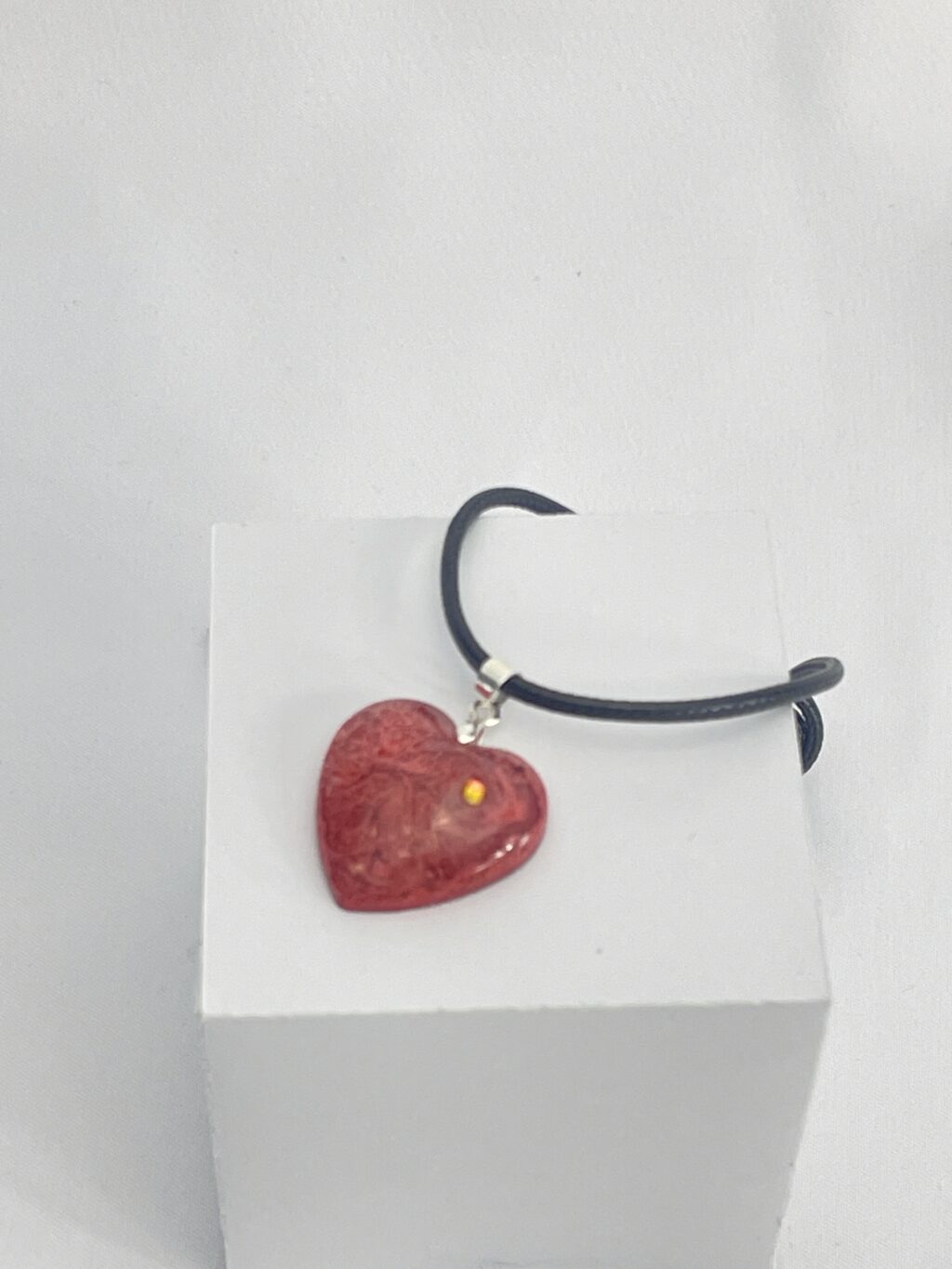 Pendentif coeur rouge – Image 2
