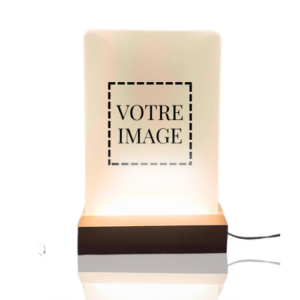 Cadre photo lumineux personnalisé