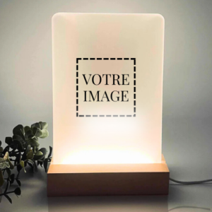 Cadre photo lumineux personnalisé