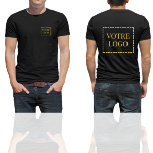 T-shirt pour adulte unisexe avec 2 logos